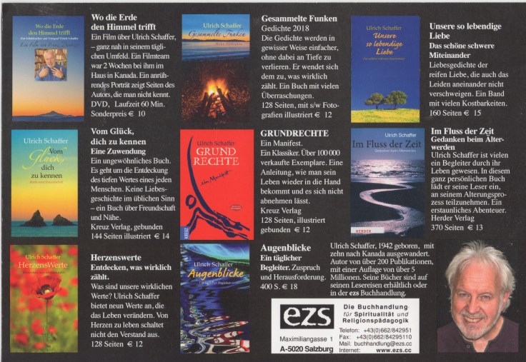 Lesereise Ulrich Schaffer 1. Seite